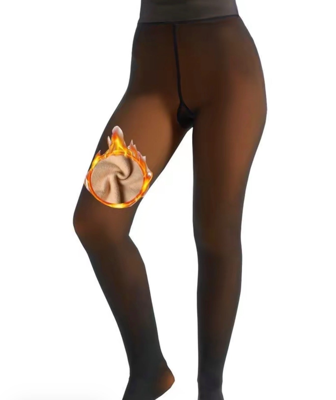 Light Tan - Fleece Lined Leggings (Copy)
